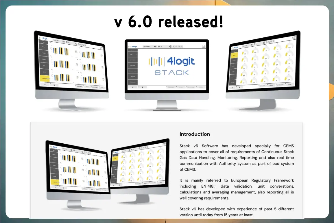Image About version 6 of Emission Monitoring Software has released.